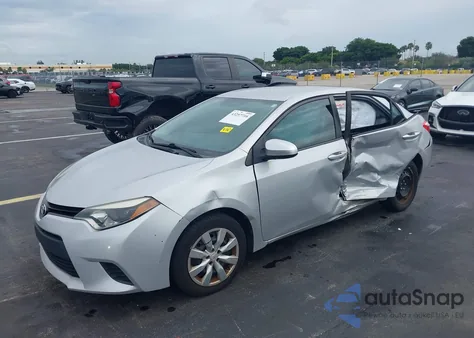 2014 Toyota Corolla Le z USA, uszkodzony, nr VIN 2T1BURHE2EC064605